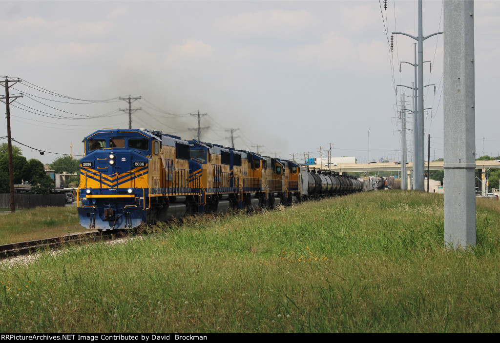 FWWR Southbound along Granbury road